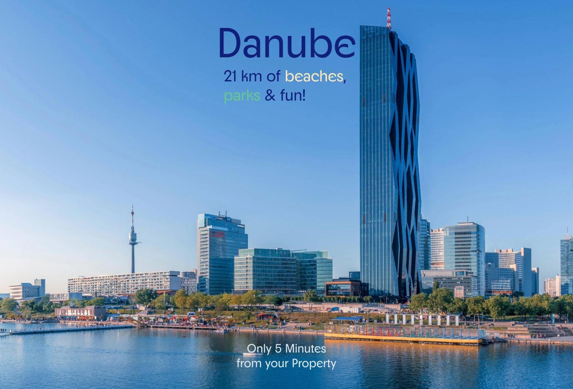 Joyful 2Br Shared Apt Near Millenium Tower & Danube River Вена Экстерьер фото